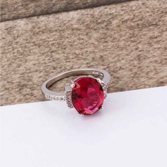 Ruby Red Elegance Ring - Picture 4 of 4